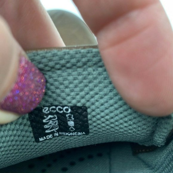 ECCO Clay Brown Leather Monk Strap Loafers Women's 37 EU 6 US Button Loafer - Picture 6 of 9